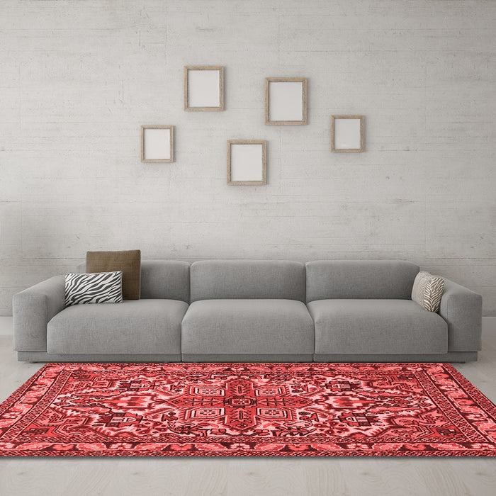 Traditional Red Washable Rugs