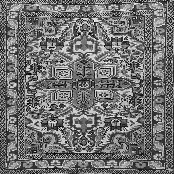 Serging Thickness of Persian Gray Traditional Rug, tr1501gry
