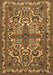 Machine Washable Persian Brown Traditional Rug, wshtr1501brn