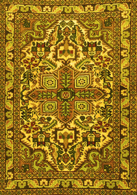 Persian Yellow Traditional Rug, tr1501yw
