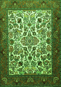 Persian Green Traditional Rug, tr1502grn