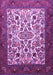 Machine Washable Persian Purple Traditional Area Rugs, wshtr1502pur