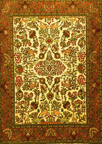 Persian Yellow Traditional Rug, tr1502yw