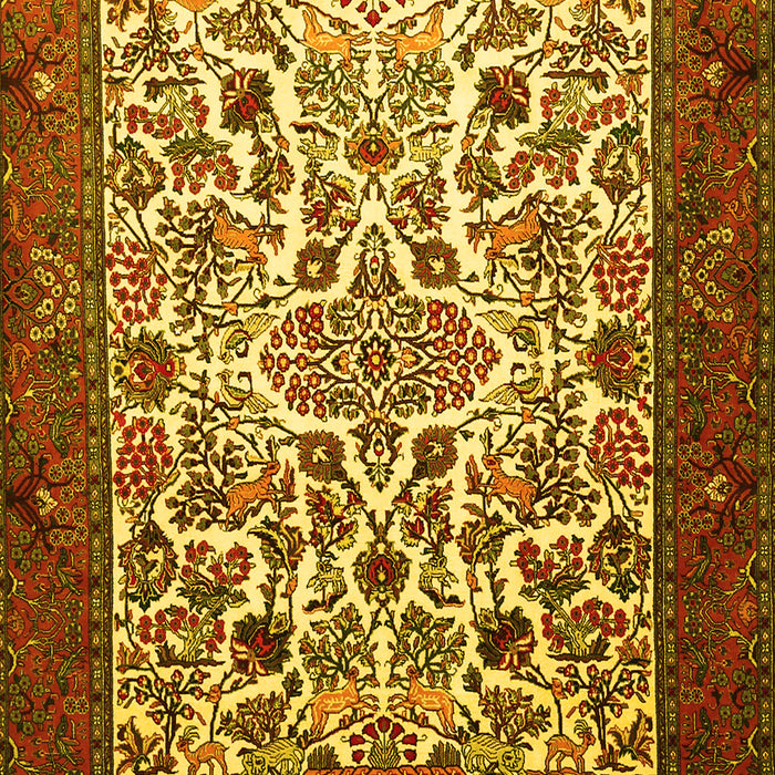 Persian Yellow Traditional Rug, tr1502yw