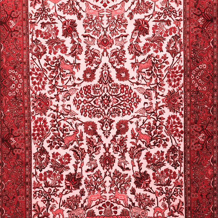 Machine Washable Persian Red Traditional Rug, wshtr1502red