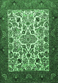 Persian Emerald Green Traditional Rug, tr1502emgrn