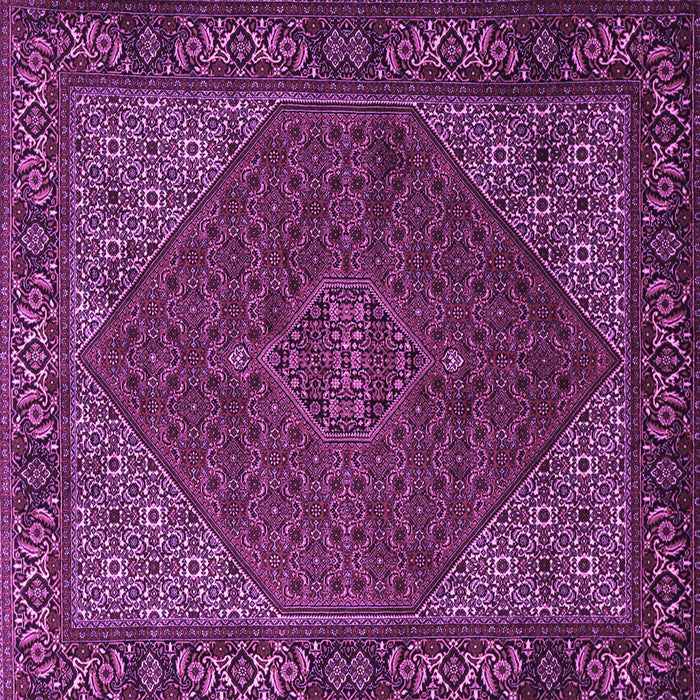 Square Persian Purple Traditional Rug, tr1503pur