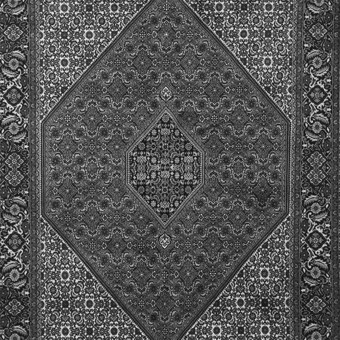 Serging Thickness of Machine Washable Persian Gray Traditional Rug, wshtr1503gry