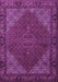 Machine Washable Persian Purple Traditional Area Rugs, wshtr1503pur