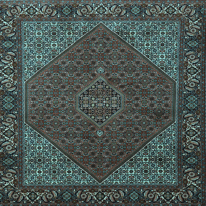 Square Persian Light Blue Traditional Rug, tr1503lblu