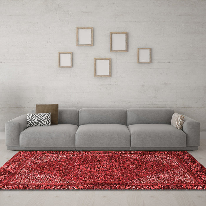 Traditional Red Washable Rugs