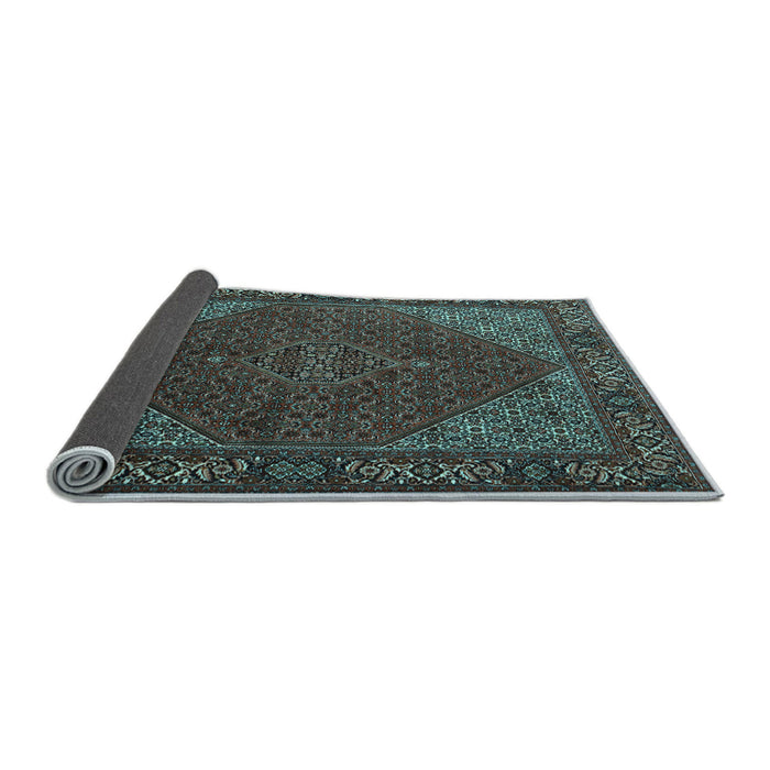 Sideview of Persian Light Blue Traditional Rug, tr1503lblu