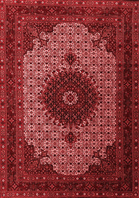 Medallion Red Traditional Rug, tr1504red