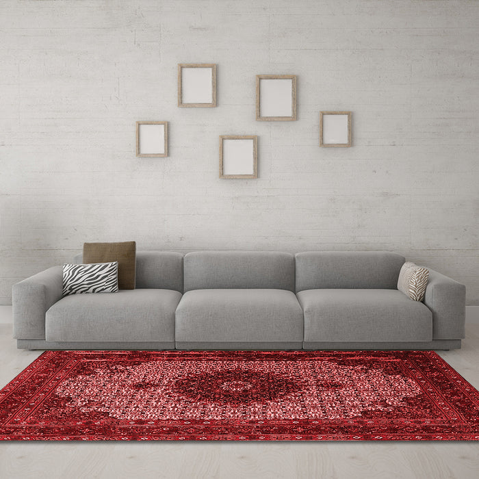 Traditional Red Washable Rugs