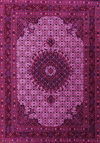 Medallion Pink Traditional Rug, tr1504pnk