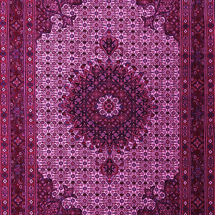 Medallion Pink Traditional Rug, tr1504pnk