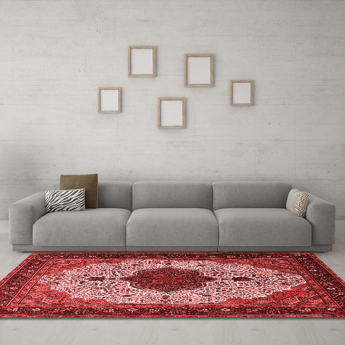 Traditional Red Washable Rugs