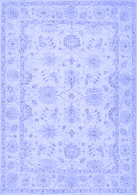 Oriental Blue Traditional Rug, tr1506blu