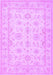 Oriental Purple Traditional Rug, tr1506pur