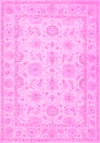 Oriental Pink Traditional Rug, tr1506pnk