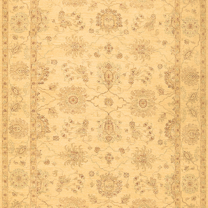 Machine Washable Oriental Brown Traditional Rug, wshtr1506brn