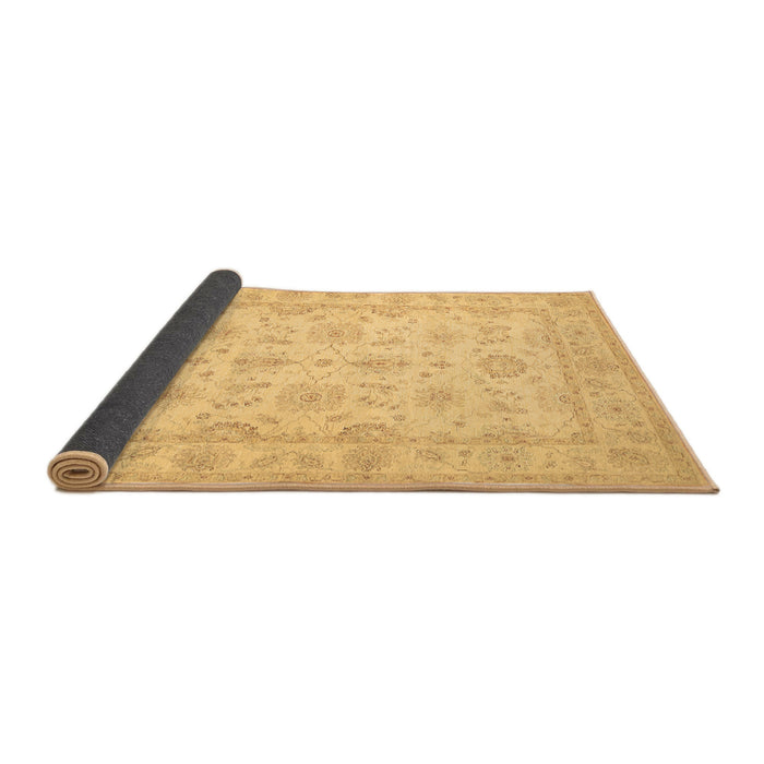 Sideview of Oriental Brown Traditional Rug, tr1506brn