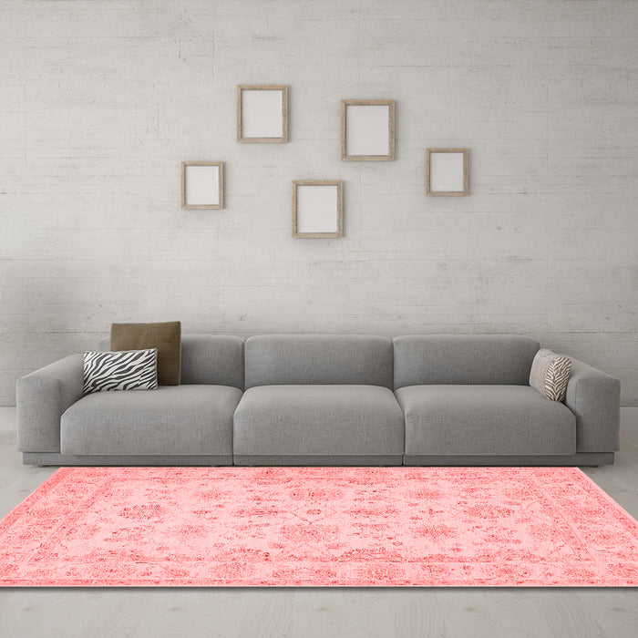 Traditional Red Washable Rugs