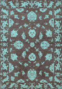 Persian Light Blue Traditional Rug, tr1507lblu