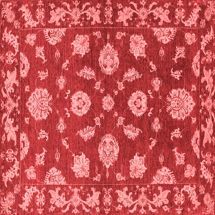 Machine Washable Persian Red Traditional Rug, wshtr1507red