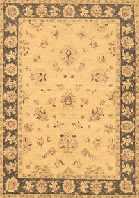 Oriental Brown Traditional Rug, tr1508brn