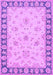 Oriental Purple Traditional Rug, tr1508pur