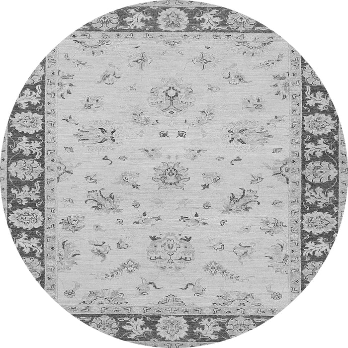 Machine Washable Oriental Gray Traditional Rug, wshtr1508gry