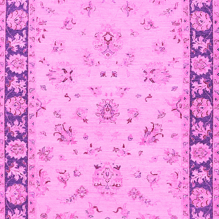 Machine Washable Oriental Pink Traditional Rug, wshtr1508pnk
