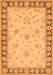 Oriental Orange Traditional Rug, tr1508org