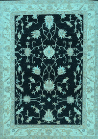 Persian Light Blue Traditional Rug, tr1509lblu