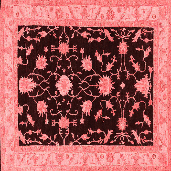 Machine Washable Persian Red Traditional Rug, wshtr1509red