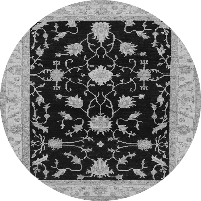 Machine Washable Persian Gray Traditional Rug, wshtr1509gry