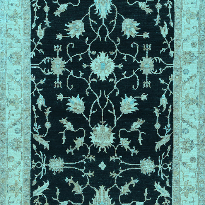 Machine Washable Persian Light Blue Traditional Rug, wshtr1509lblu