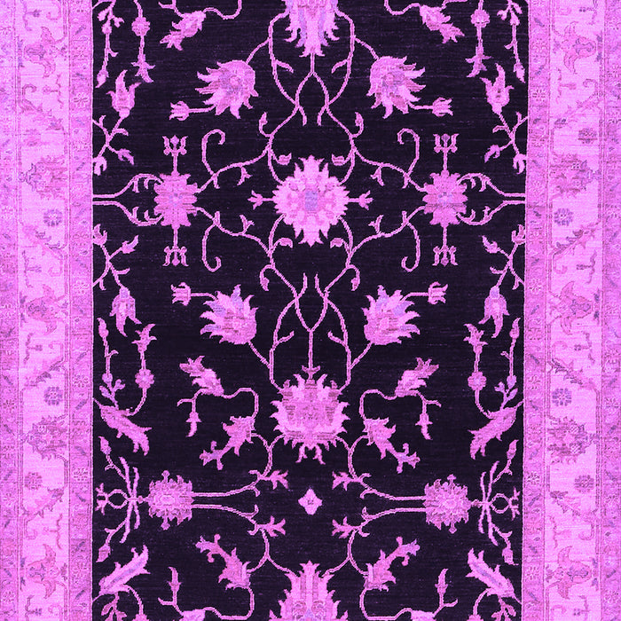 Machine Washable Persian Purple Traditional Area Rugs, wshtr1509pur