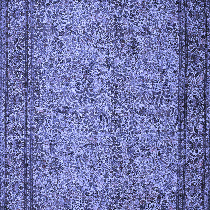 Machine Washable Persian Blue Traditional Rug, wshtr150blu
