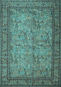 Persian Light Blue Traditional Rug, tr150lblu