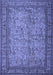 Persian Blue Traditional Rug, tr150blu