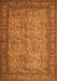 Persian Orange Traditional Rug, tr150org