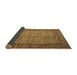 Sideview of Persian Brown Traditional Rug, tr150brn