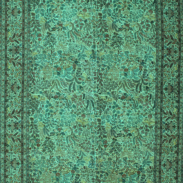 Persian Turquoise Traditional Rug, tr150turq