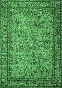 Persian Emerald Green Traditional Rug, tr150emgrn