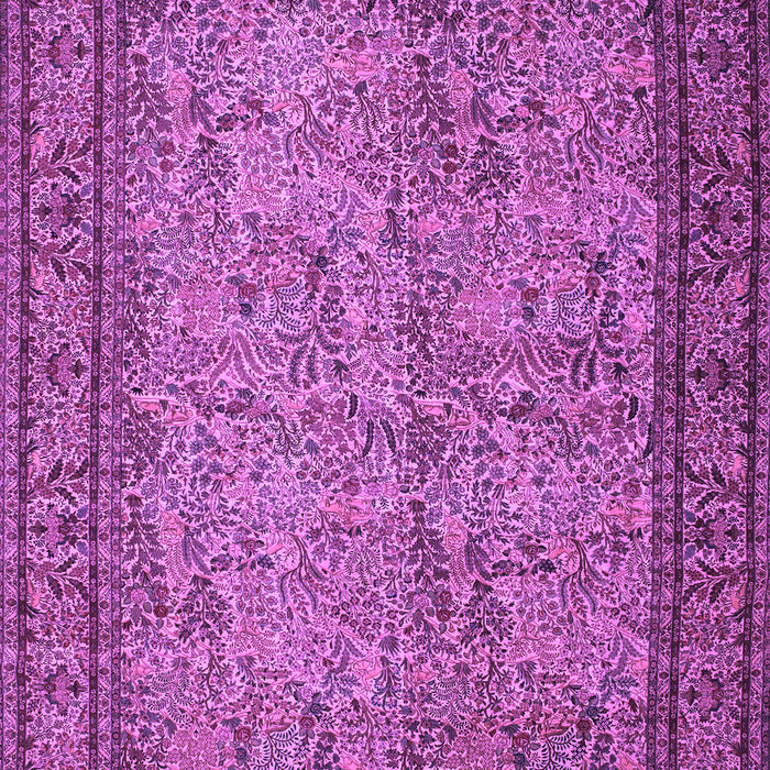 Machine Washable Persian Purple Traditional Area Rugs, wshtr150pur