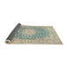 Sideview of Traditional Brown Medallion Rug, tr151