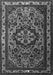 Medallion Gray Traditional Rug, tr1510gry