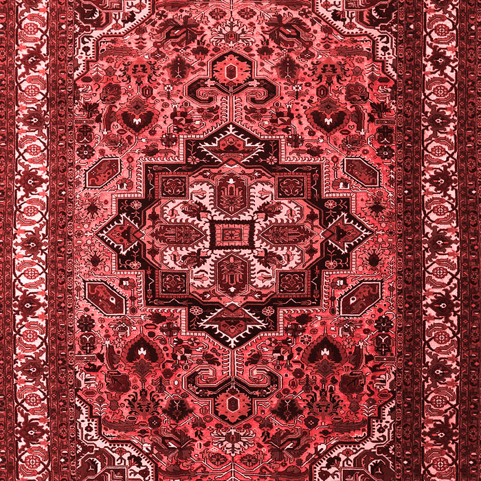 Medallion Red Traditional Area Rugs